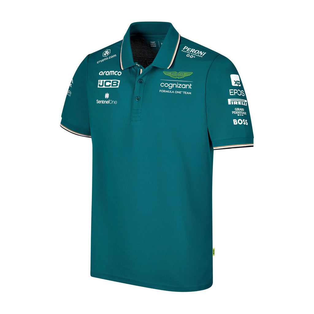 Aston Martin Cognizant F1 Mens Team Green Polo