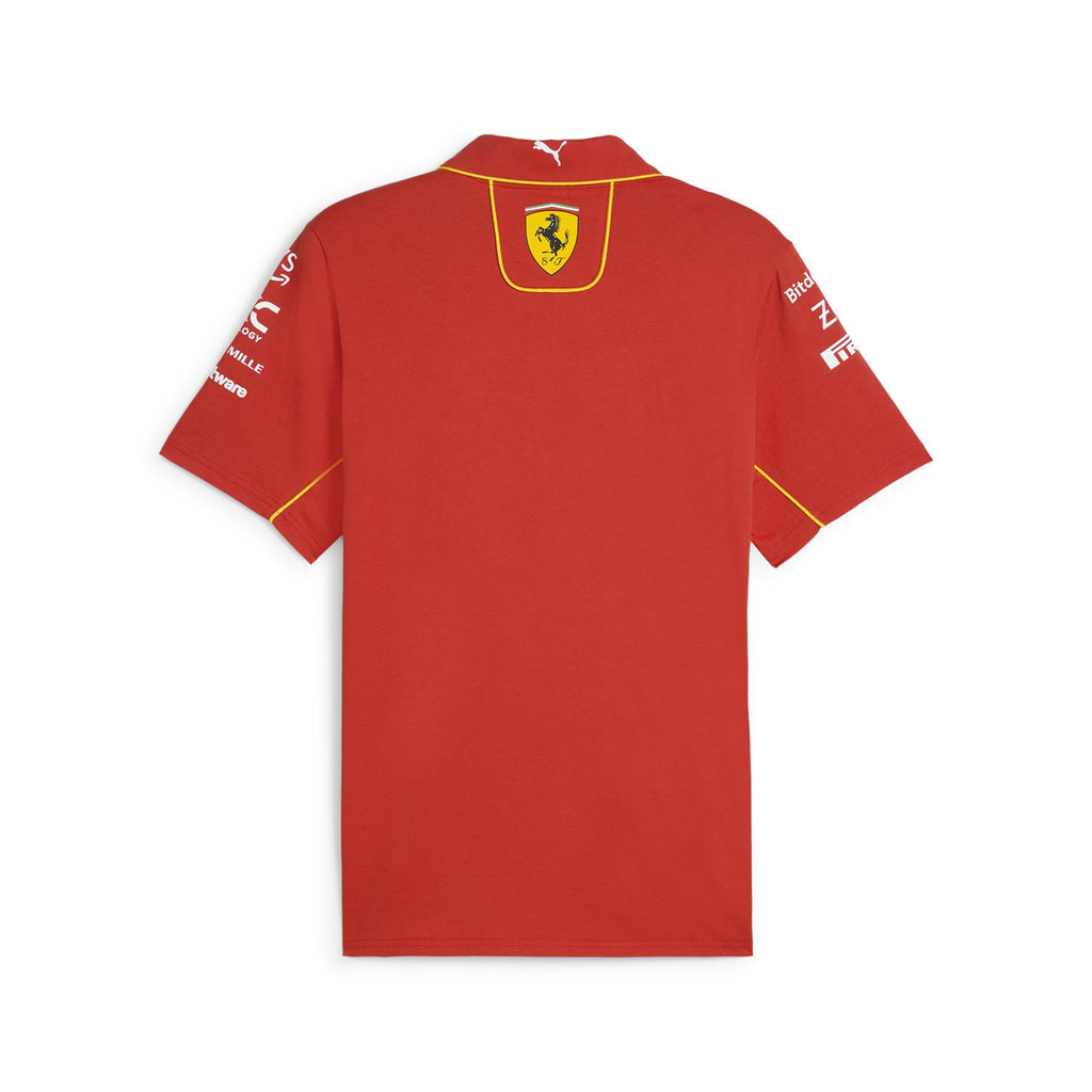 Scuderia Ferrari F1 Team Mens Red Polo 2024 – V12 RS