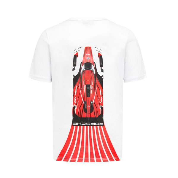 T-shirt blanc graphique Porsche Motorsport F1 Team Penske