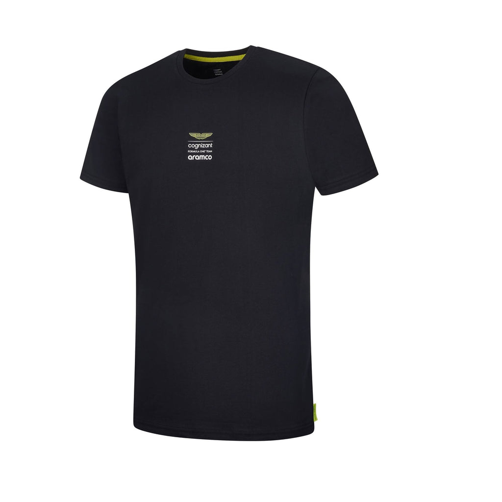 Aston Martin F1 Lifestyle Logo Black T-Shirt