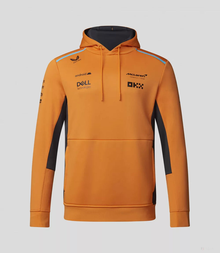 McLaren F1 Team Mens Hooded Papaya Sweatshirt