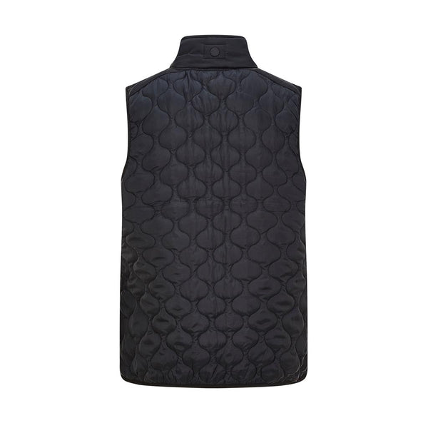 Mercedes AMG Petronas F1 Team Mens Classic Padded Black Gilet