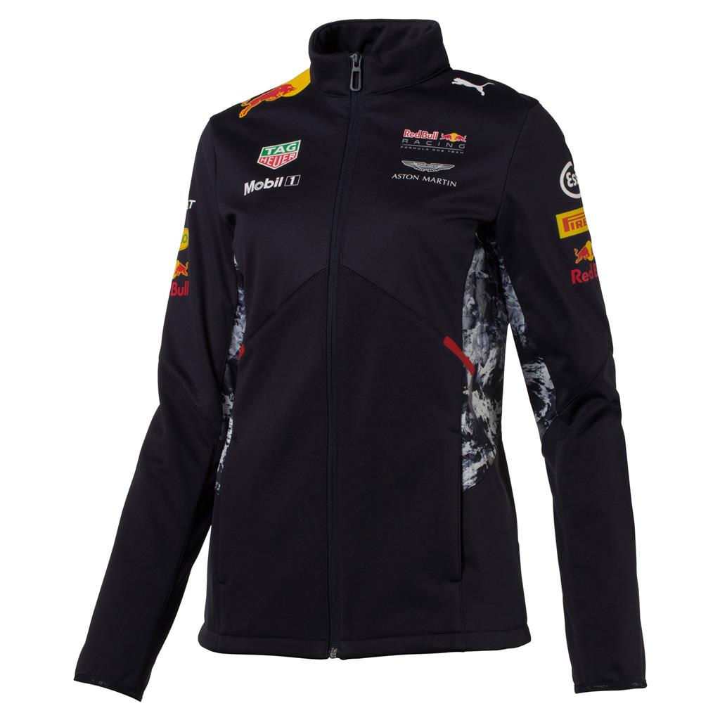 Red Bull Racing F1 Team Womens Softshell Navy Jacket