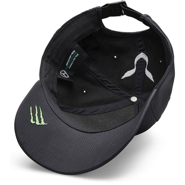 Mercedes AMG Petronas F1 Team Kids Driver Lewis Hamilton Black Baseball Hat 2022