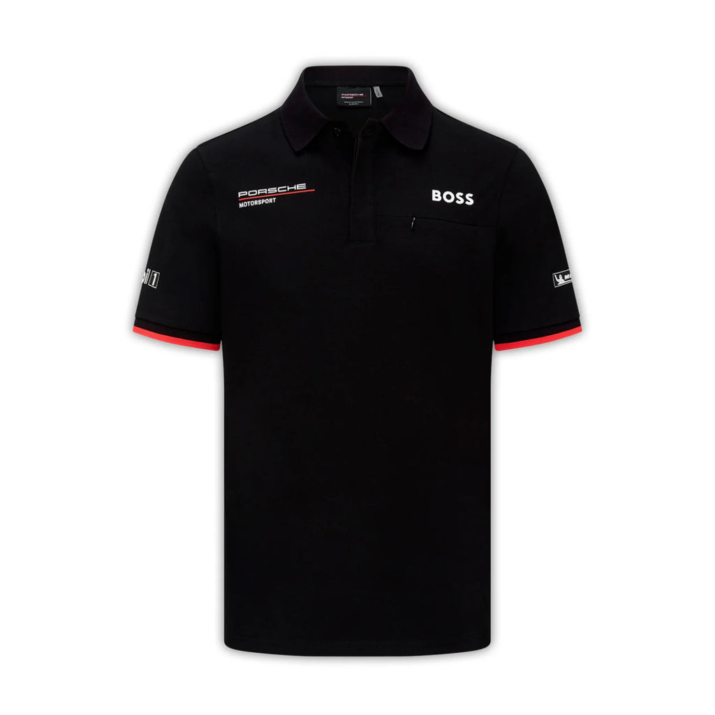 Porsche Motorsport F1 Team Mens BOSS Black Polo 2024