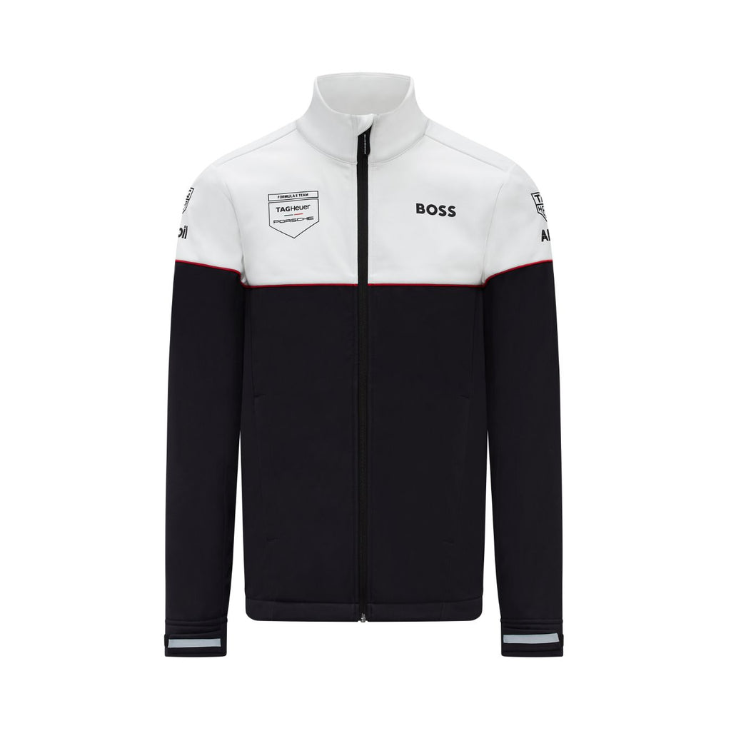 Porsche Formula E Team Mens Softshell Black Jacket