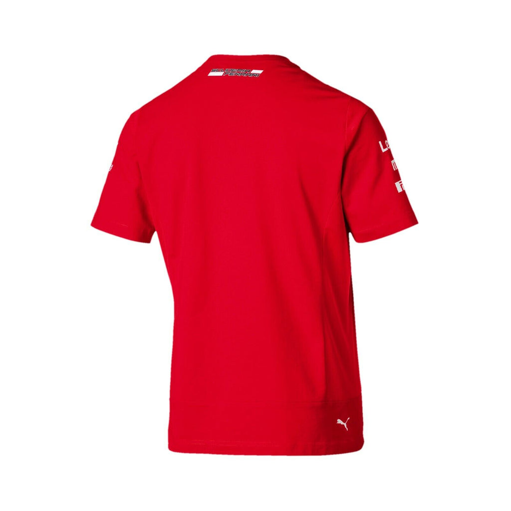 Scuderia Ferrari F1 Team Mens Red T Shirt 2019 V12 RS