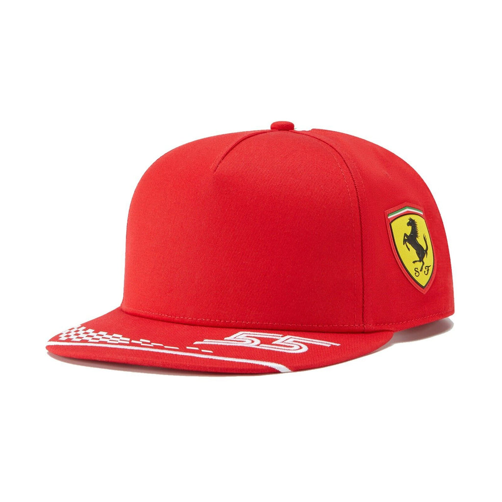 Scuderia Ferrari F1 Team Unisex Driver Carlos Sainz Kids Hat 2021