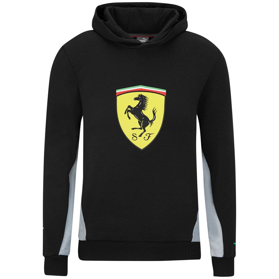 Scuderia Ferrari F1 Mens Puma Black Hooded Sweat