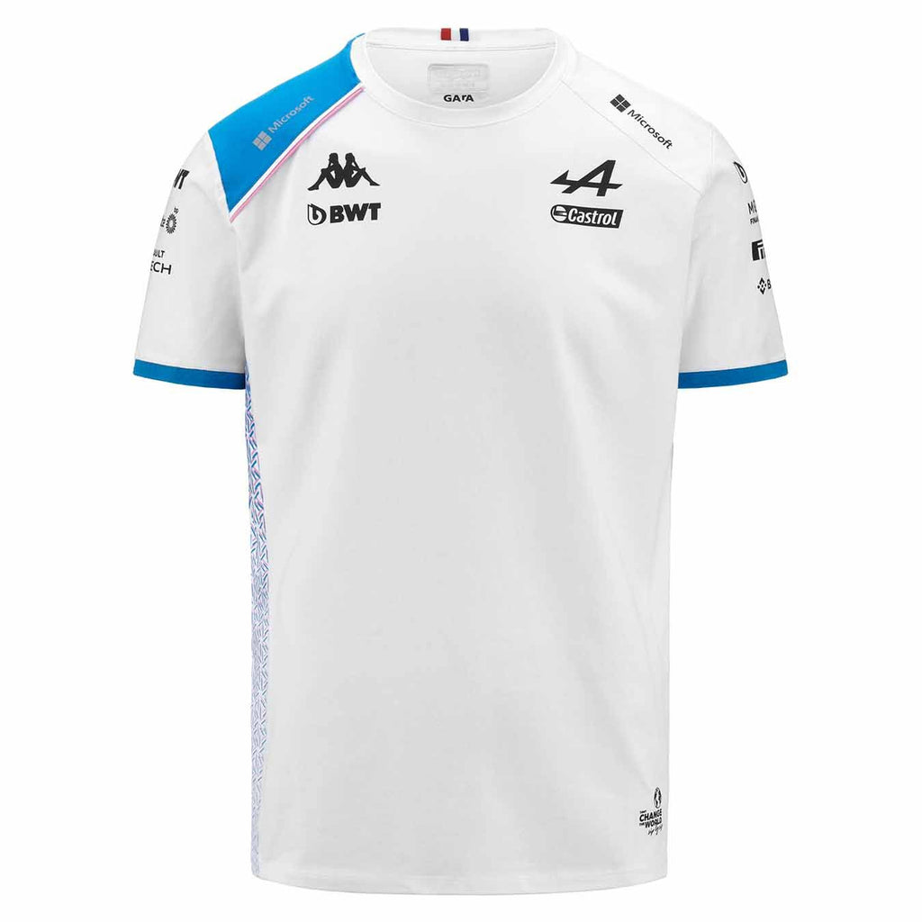 Alpine Racing F1 Team Mens Black/White T-Shirt