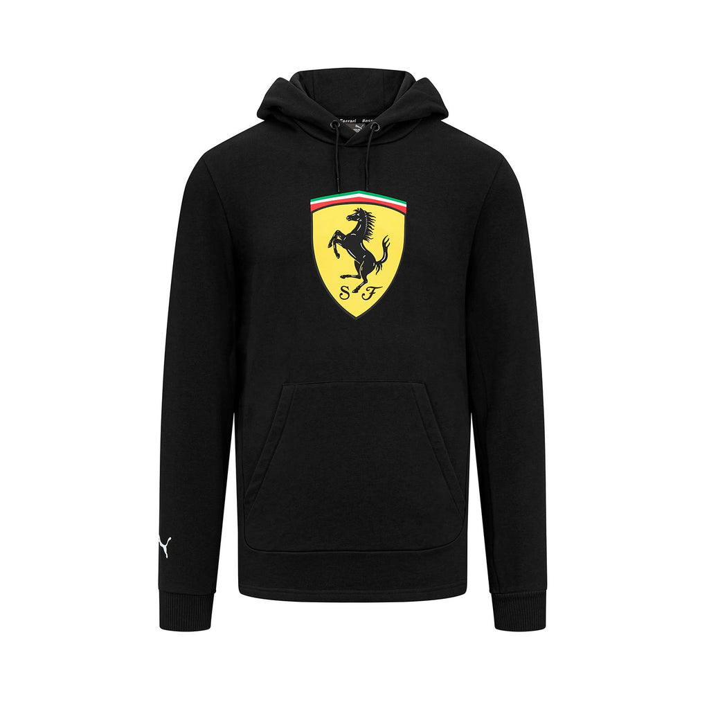 Scuderia Ferrari F1 Team Mens Shield Red/Black Hoodie