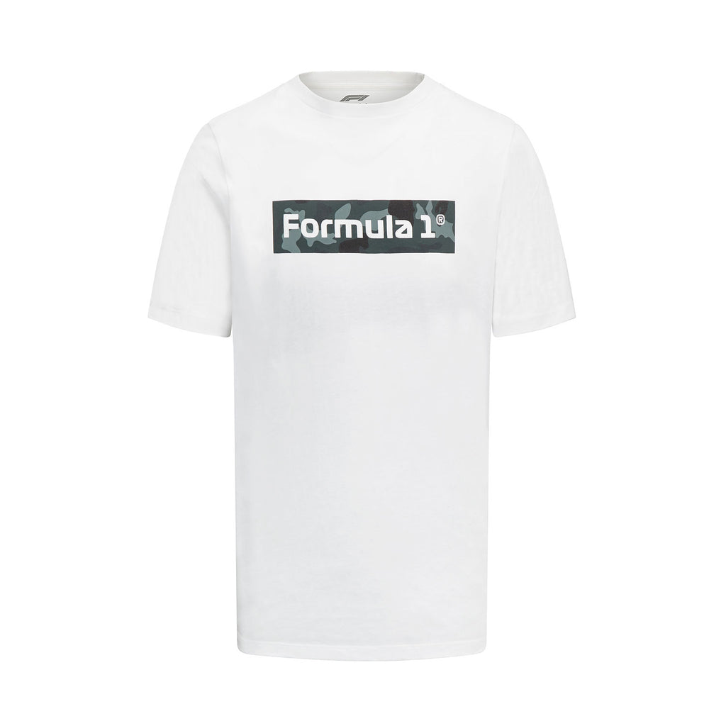 Formula 1 Tech Collection F1 T-shirt blanc camouflage pour hommes