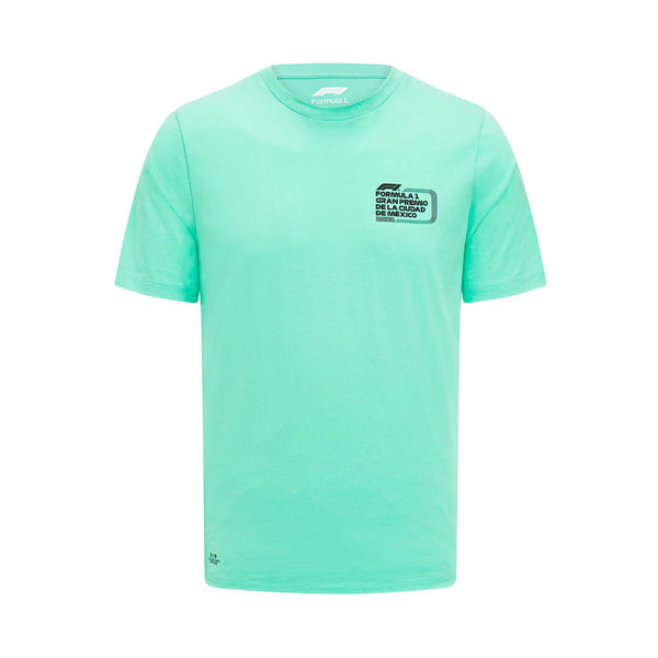 Formule 1 Tech Collection F1 Homme Mexique RS T-shirt Vert 2023