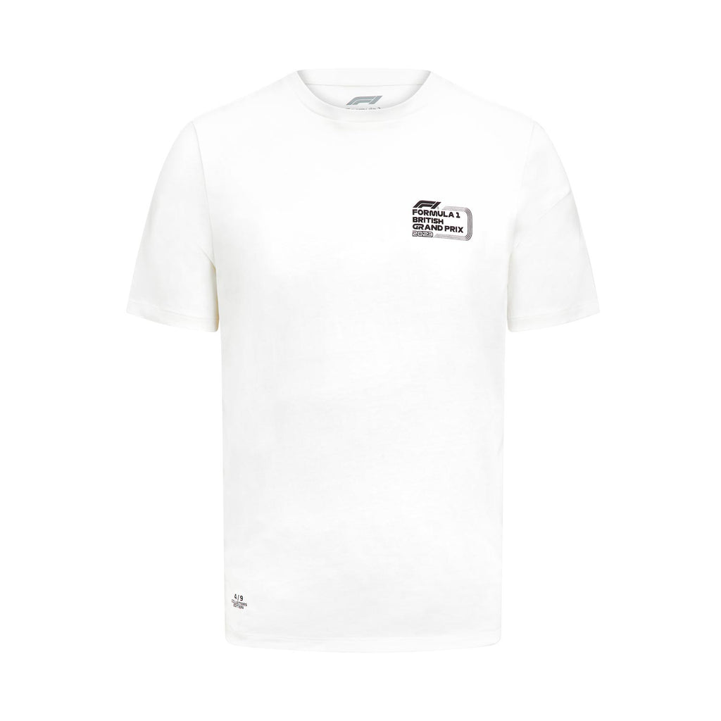 Formula 1 Tech Collection F1 Mens Silverstone GP White T-Shirt