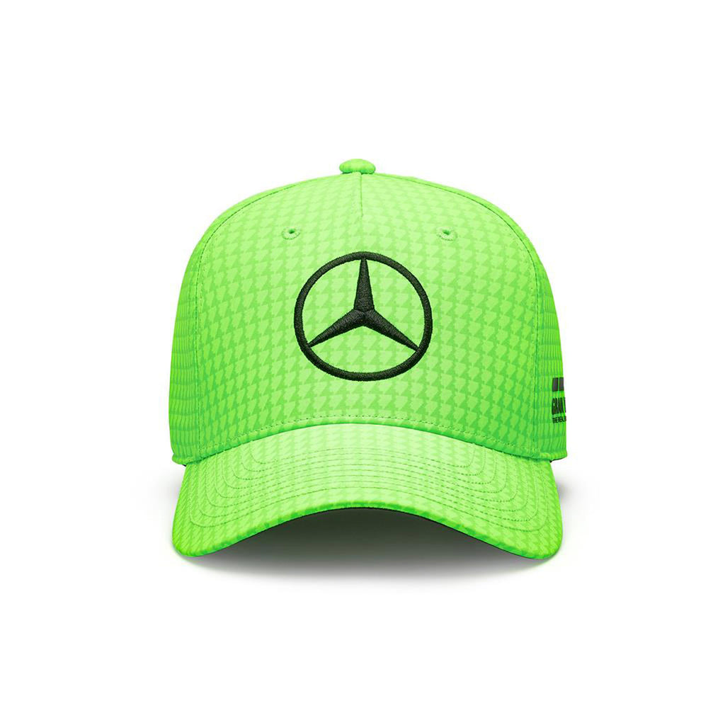 Mercedes AMG F1 Driver Lewis Hamilton Enfants Noir/Blanc/Violet/Vert Chapeau 