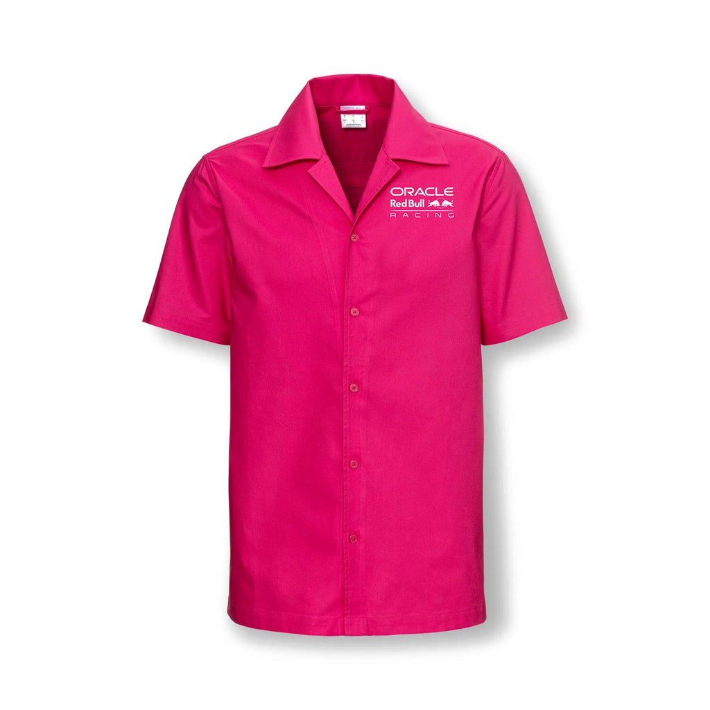 Chemise rose Oracle Red Bull Racing F1 pour hommes Miami GP