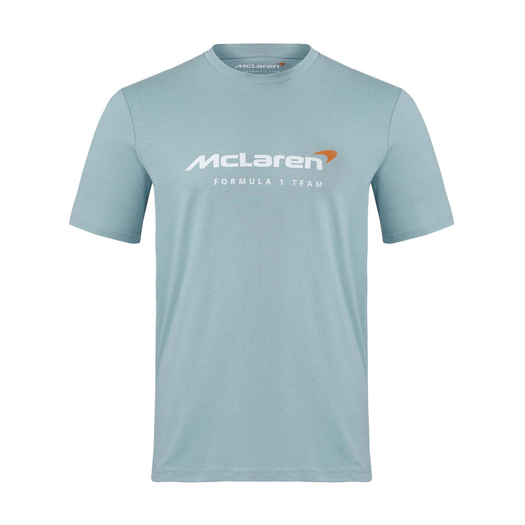 T-shirt McLaren F1 Team Core Essentials Papaye/Bleu Nuage pour Enfants