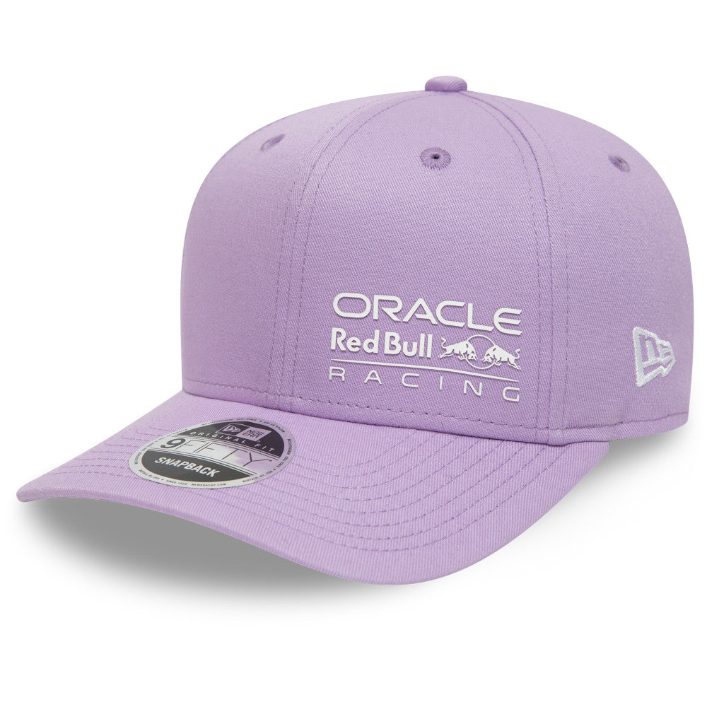 Chapeau violet pastel saisonnier Oracle Red Bull Racing F1 New Era 9Fifty Essential